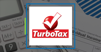 Turbo Tax logo with calculator