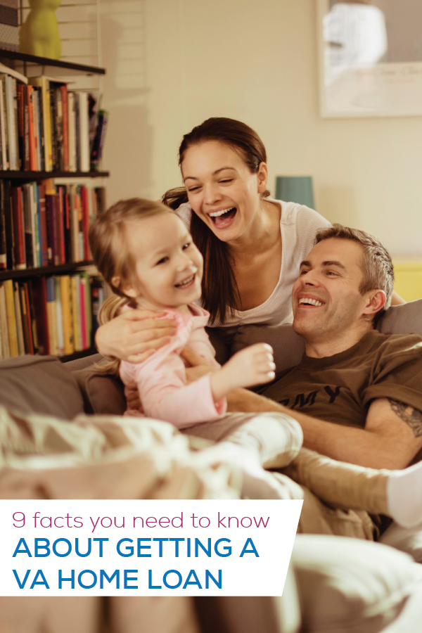 SOLDIER AND FAMILY IN LIVING ROOM