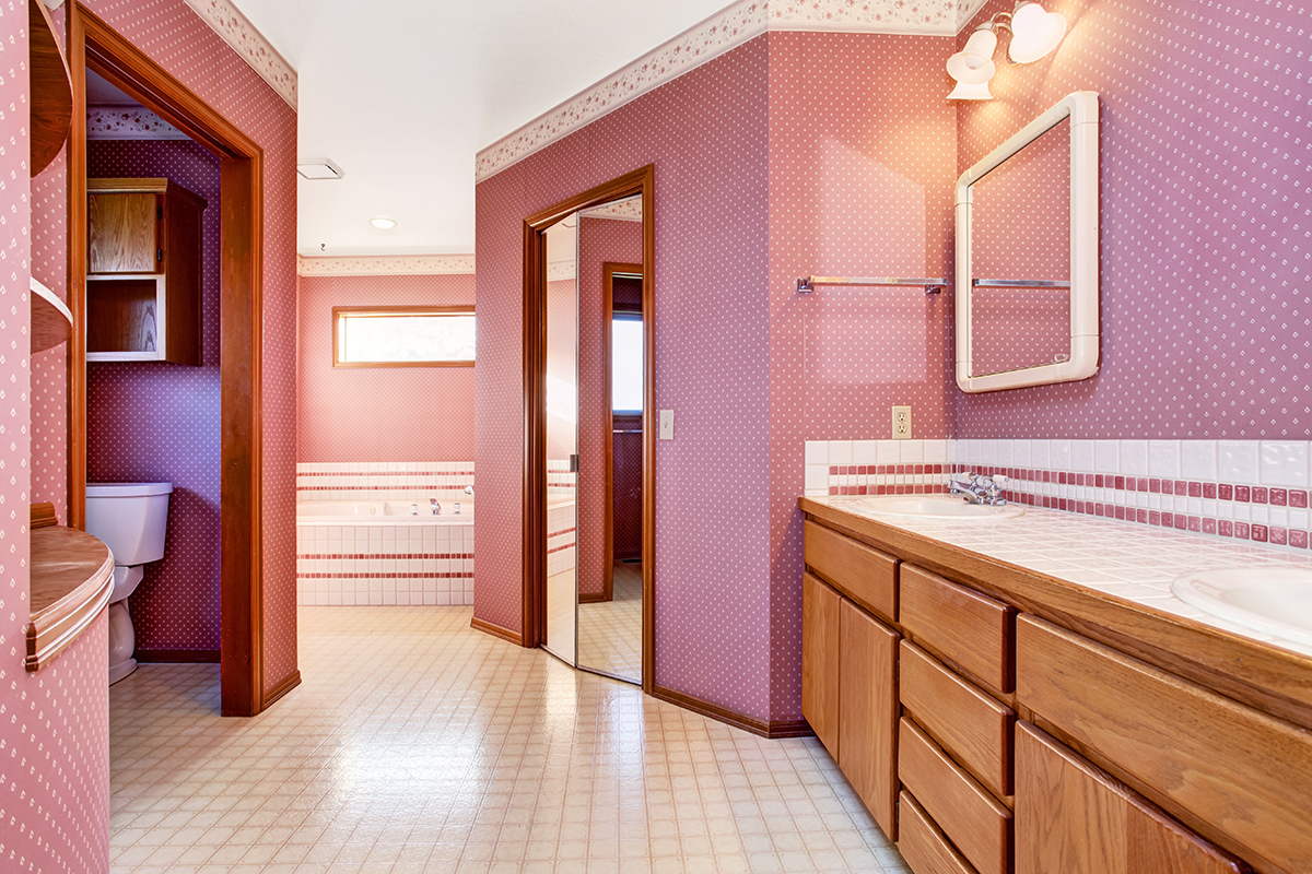 pink bathroom